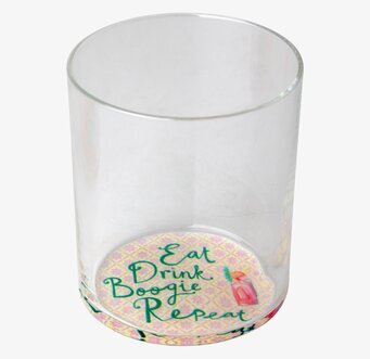 Tumblerglas Cocktail Print från Rice med färgglad design