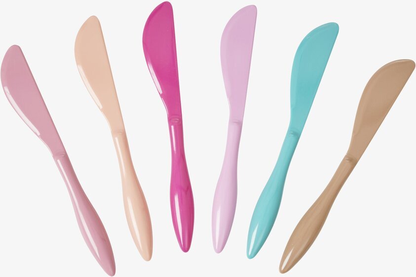 Smörknivar - LBC Colors från Rice i sex färgglada nyanser