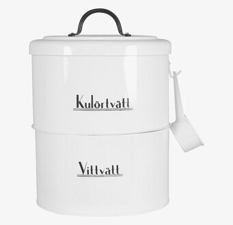 Bild av stilren och funktionell plåtburk för tvättmedel