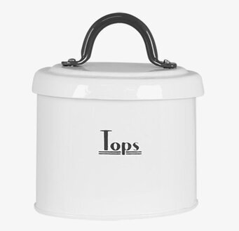 Bild av stilren och funktionell plåtburk för tops