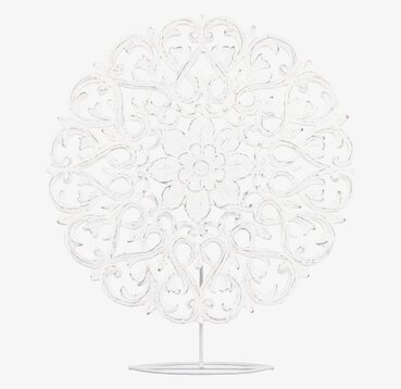 Insynsskydd inkl ställning från Different Design i vitt