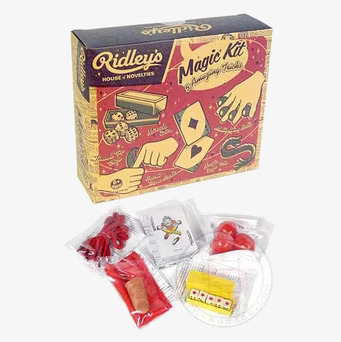 Fem magiska trick från Ridley's House of Novelties i vintagebox
