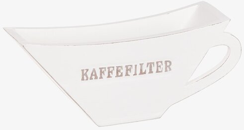 Kaffefilter Hållare Kopp från Different Design i vit plast