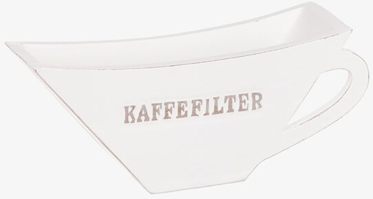 Kaffefilter Hållare Kopp från Different Design i vit plast