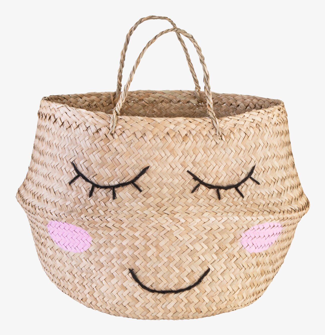 Förvaringskorg Sweet Dreams från Sass & Belle med broderat ansikte