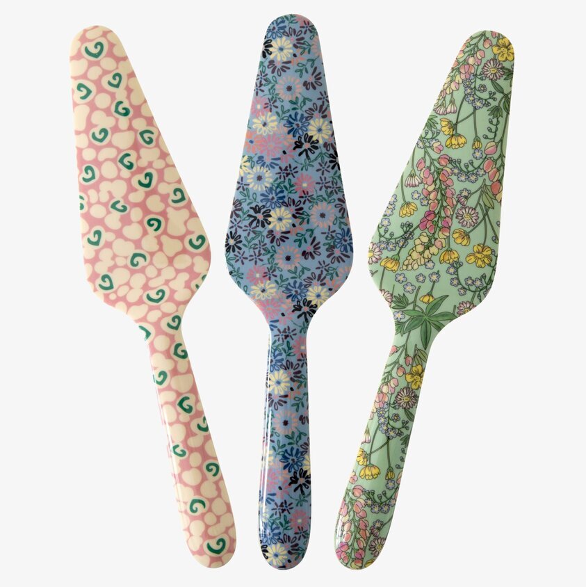 Tårtspade Boogie Prints från Rice med livliga mönster