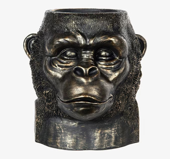 Kruka Gorilla Guld/Brun från A Lot Decoration, unik design