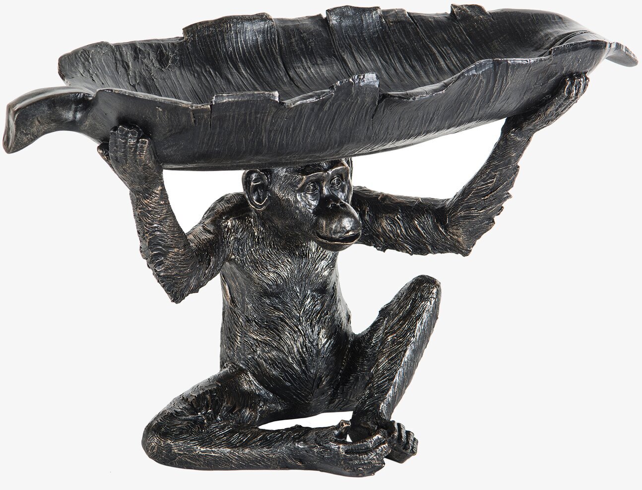 Bladskål Apa Guld/Brun från A Lot Decoration, elegant design