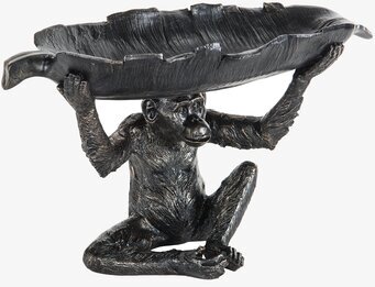 Bladskål Apa Guld/Brun från A Lot Decoration, elegant design