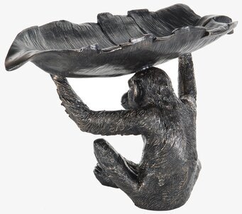 Bladskål Apa Guld/Brun från A Lot Decoration, elegant och unik