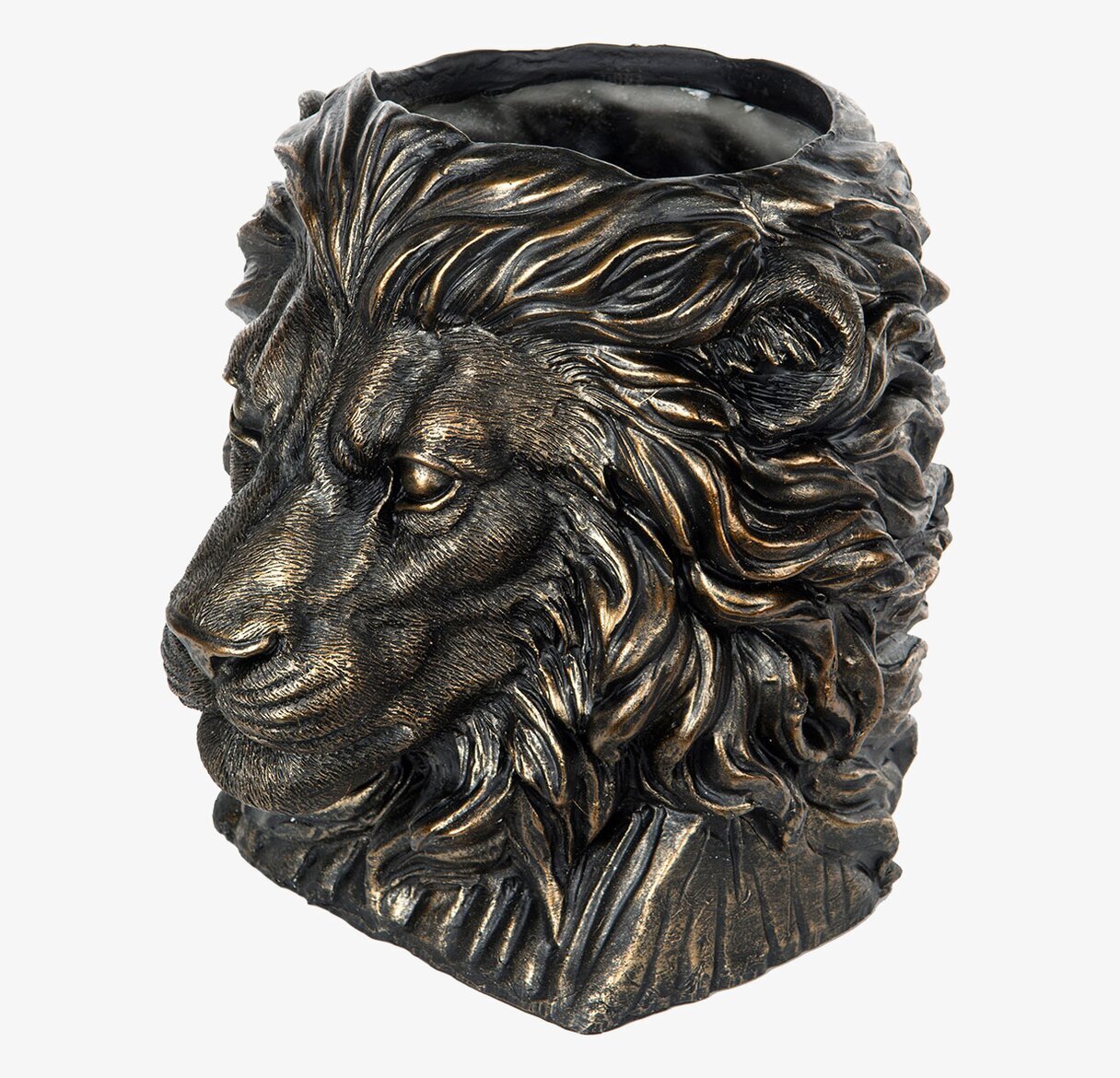 Kruka Lejon Guld/Brun från A Lot Decoration i detalj