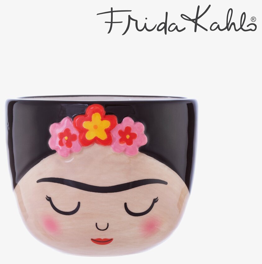 Minikruka Frida Kahlo från Sass & Belle, färgglad keramik