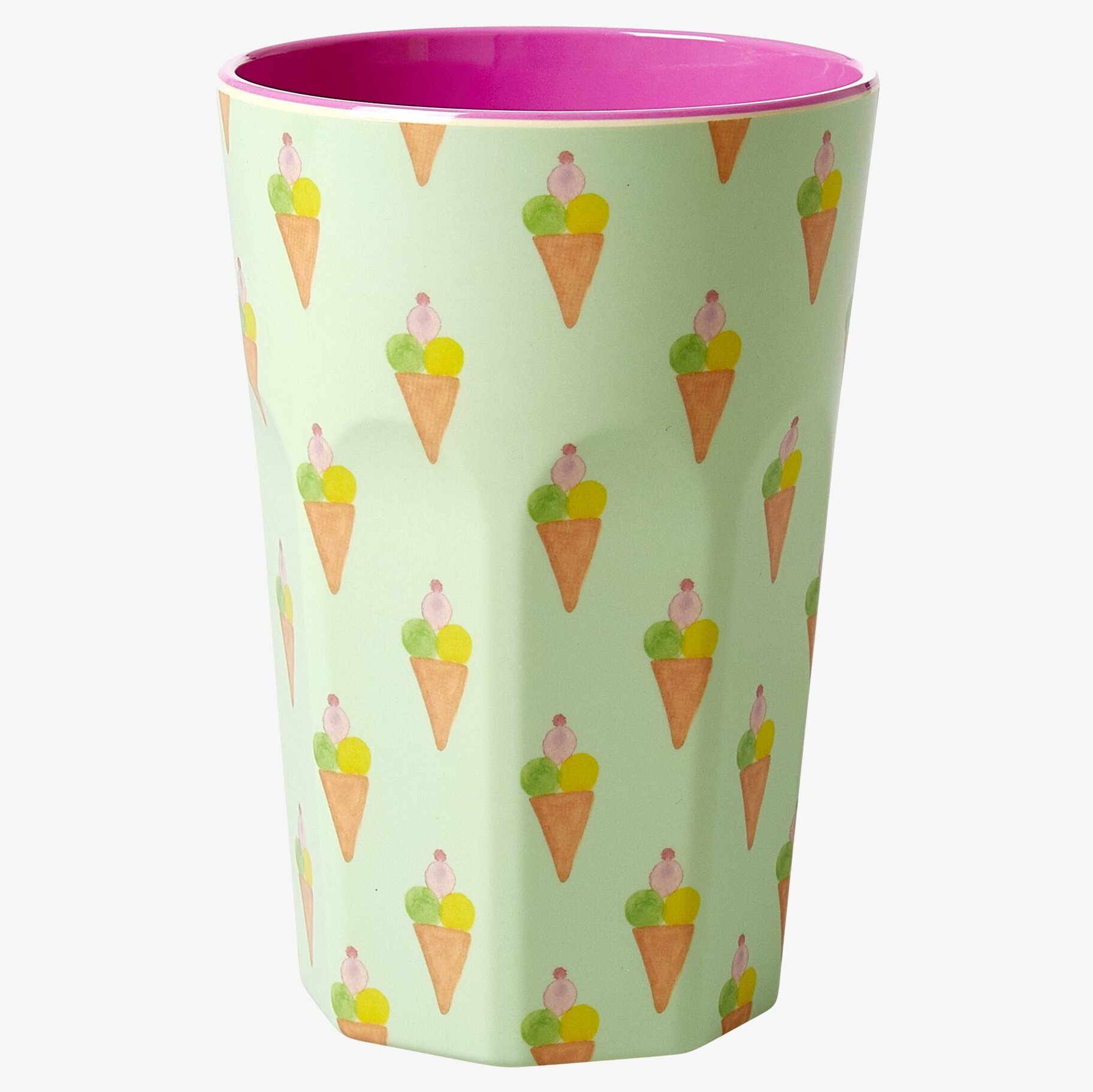 Mugg Latte Ice Cream Print från Rice med glassmönster