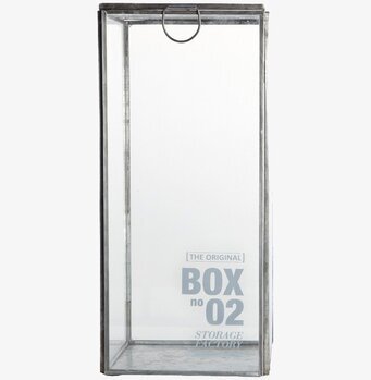Storage Box Original No 2 från House Doctor i glas och metall