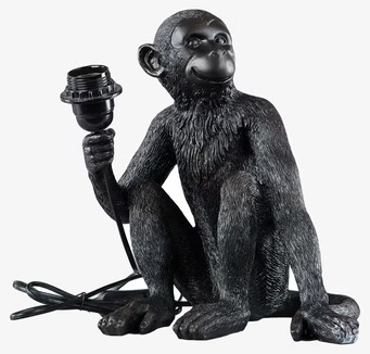 Lampa Apa Svart från A Lot Decoration i detaljrik design