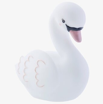 Nattlampa Freya Swan från Sass & Belle, sittande svanform