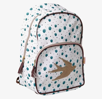 Ryggsäck Watercolor Splash Print från Rice med färgglatt mönster