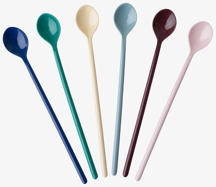 Latteskedar - Urban Colors från Rice i livfulla färger