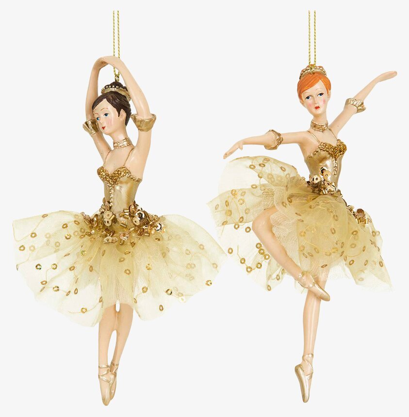 Ballerina Häng Guld från A Lot Decoration i eleganta poser