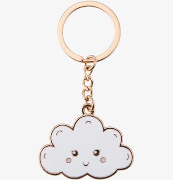 Nyckelring Cloud från Sass & Belle med glad molnfigur