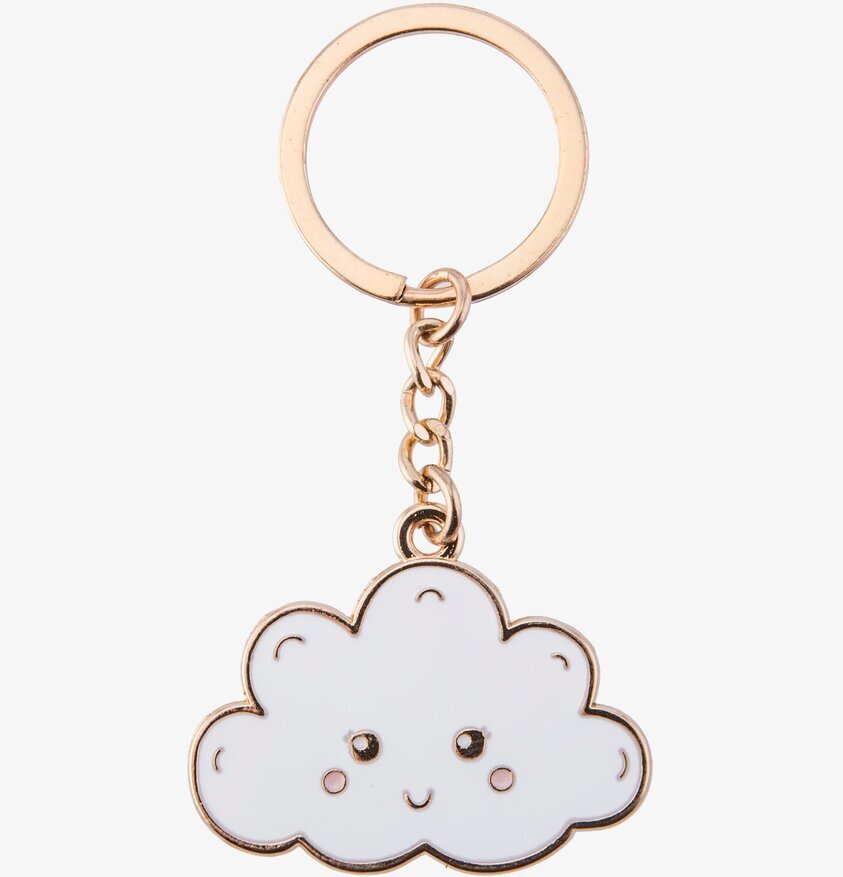 Nyckelring Cloud från Sass & Belle med glad molnfigur