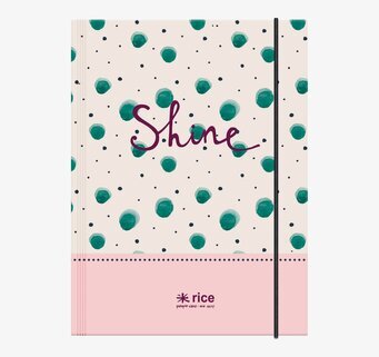 Mapp Watercolor Splash Print från Rice med akvarellstänk