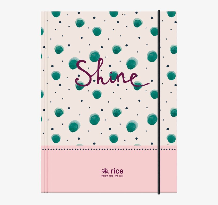 Mapp Watercolor Splash Print från Rice med akvarellstänk