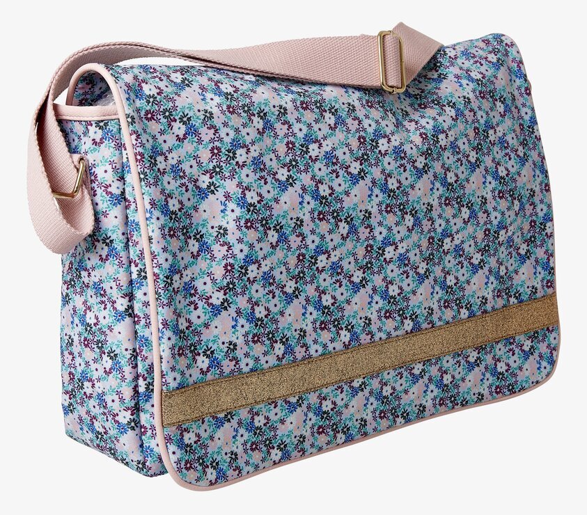 Messenger Bag Small Flower Print från Rice med blommönster
