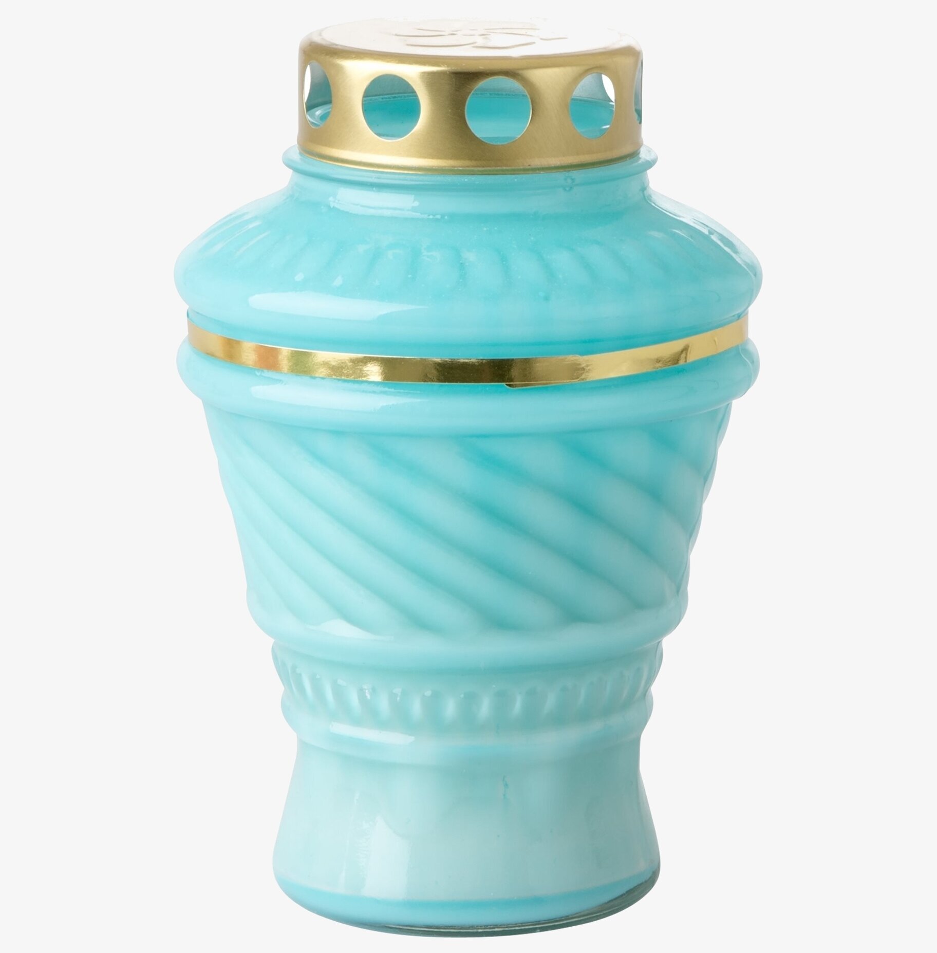 Lanterna Utomhusljus Mint från Rice med mintgrön och guld