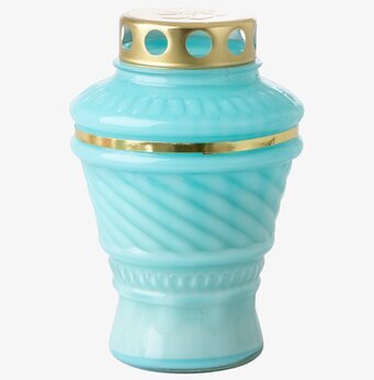 Lanterna Utomhusljus Mint från Rice med mintgrön och guld