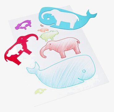 Schabloner och pussel i ett från Worldwide co för barn