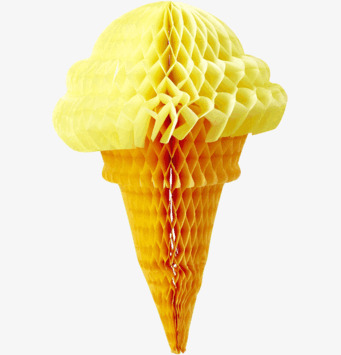 Honeycomb Ice Cream från Rice, en dekorativ papperskonst