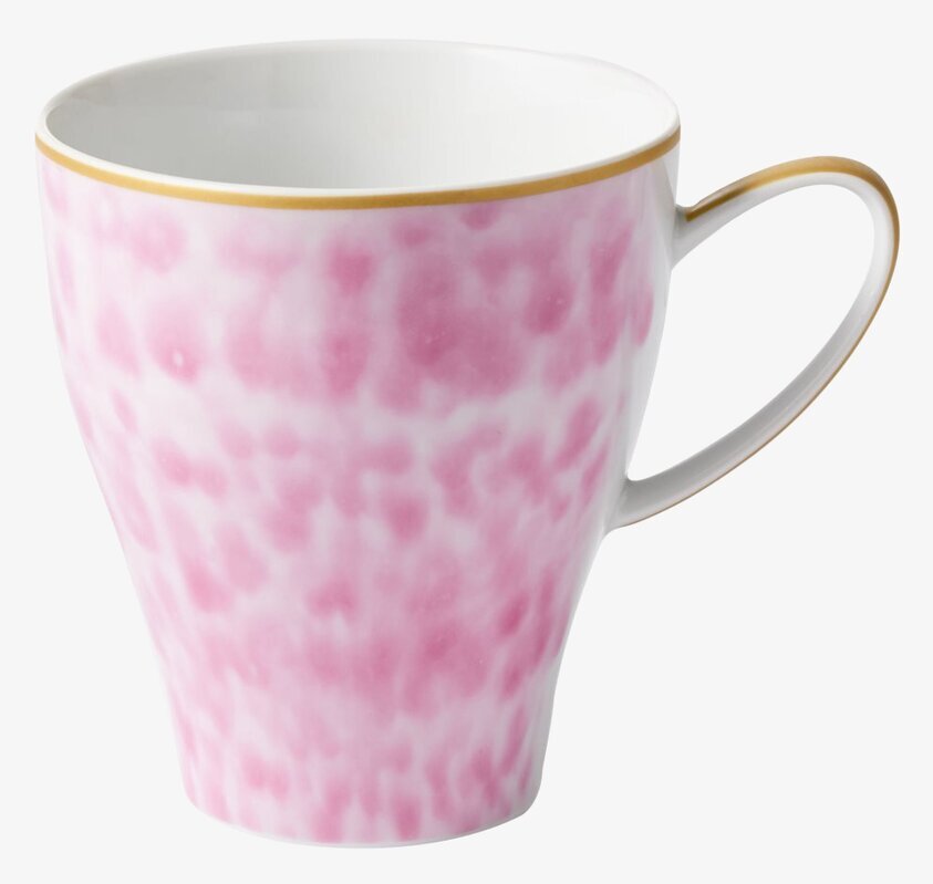 Porslinsmugg Bubblegum Pink Glaze Print från Rice