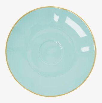 Fat Tekopp Mint från Rice med mintgrön färg och guldkant