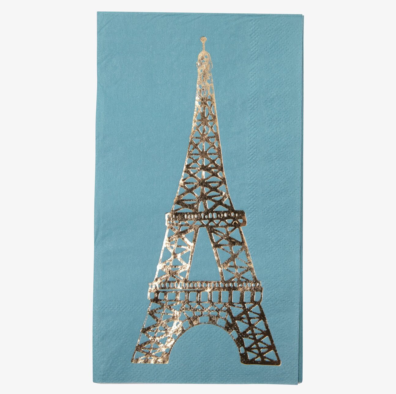 Servetter Guld Print från Rice med Eiffeltornet i guld