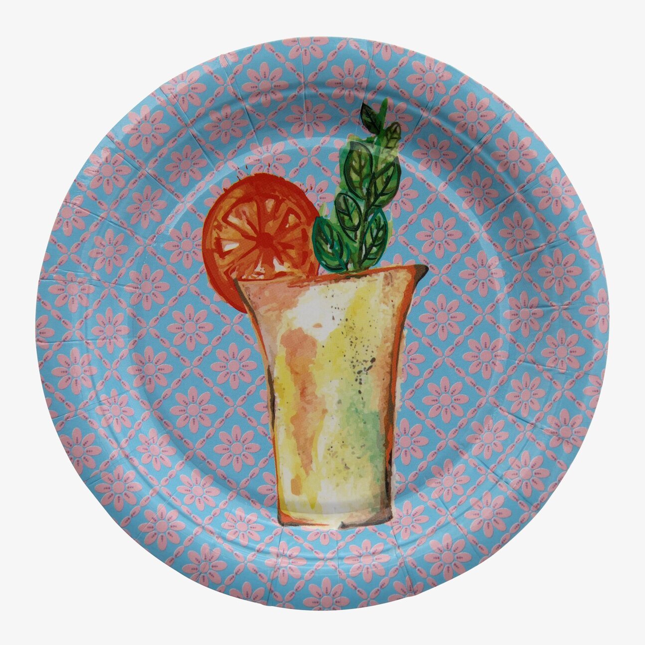 Små Tallrikar Canapé från Rice med färgglad blommig design