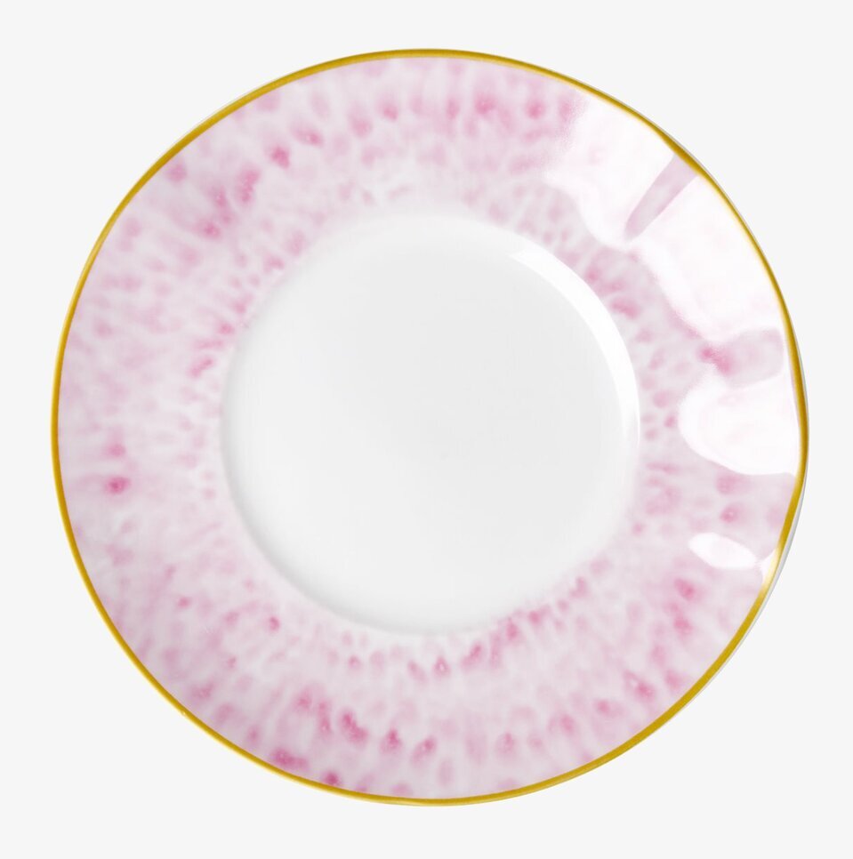 Assiett/Tallrik Bubblegum Pink Glaze Print från Rice