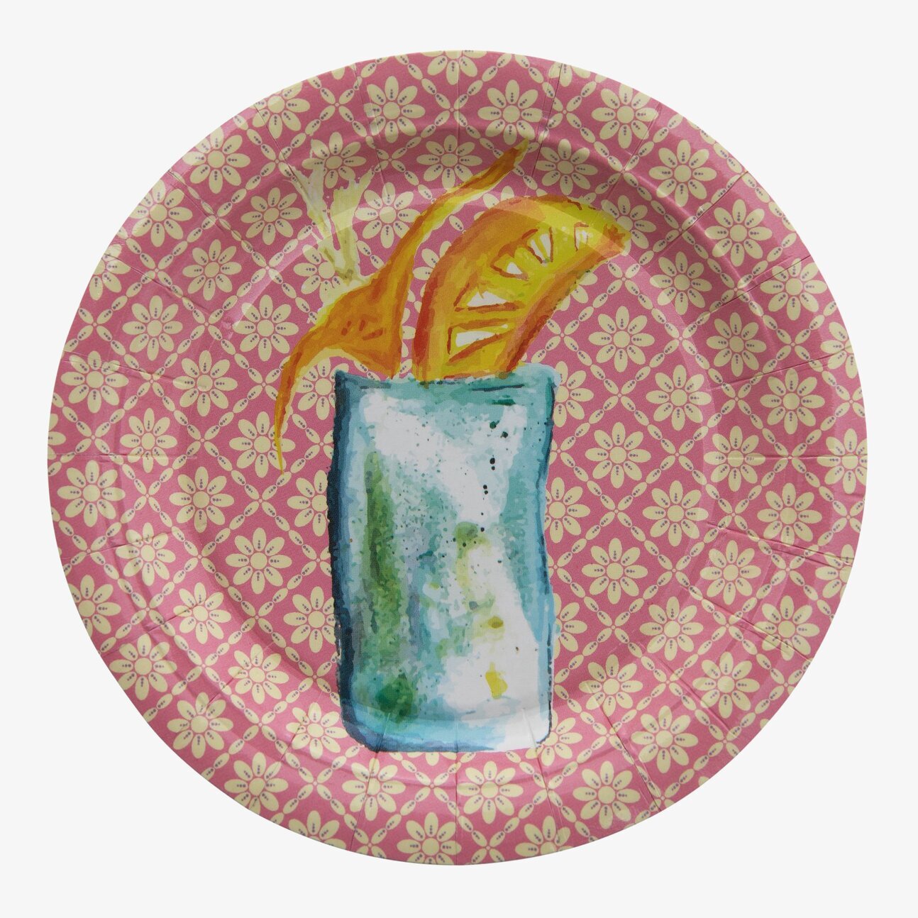 Små Tallrikar Canapé från Rice med färgglatt blommönster