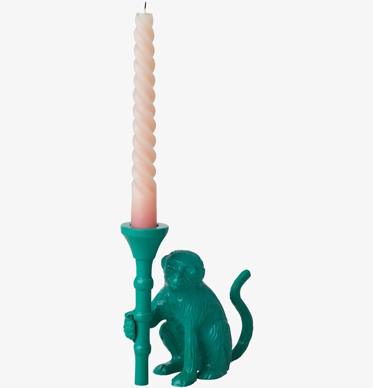 Ljusstake Apa Grön från Rice, unik design med grön apa