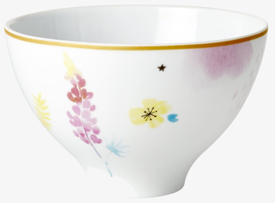 Skål Cockatoo Print från Rice med färgglada växtmotiv