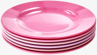 Tallrikar - 50 Shades Of Pink från Rice i olika rosa nyanser