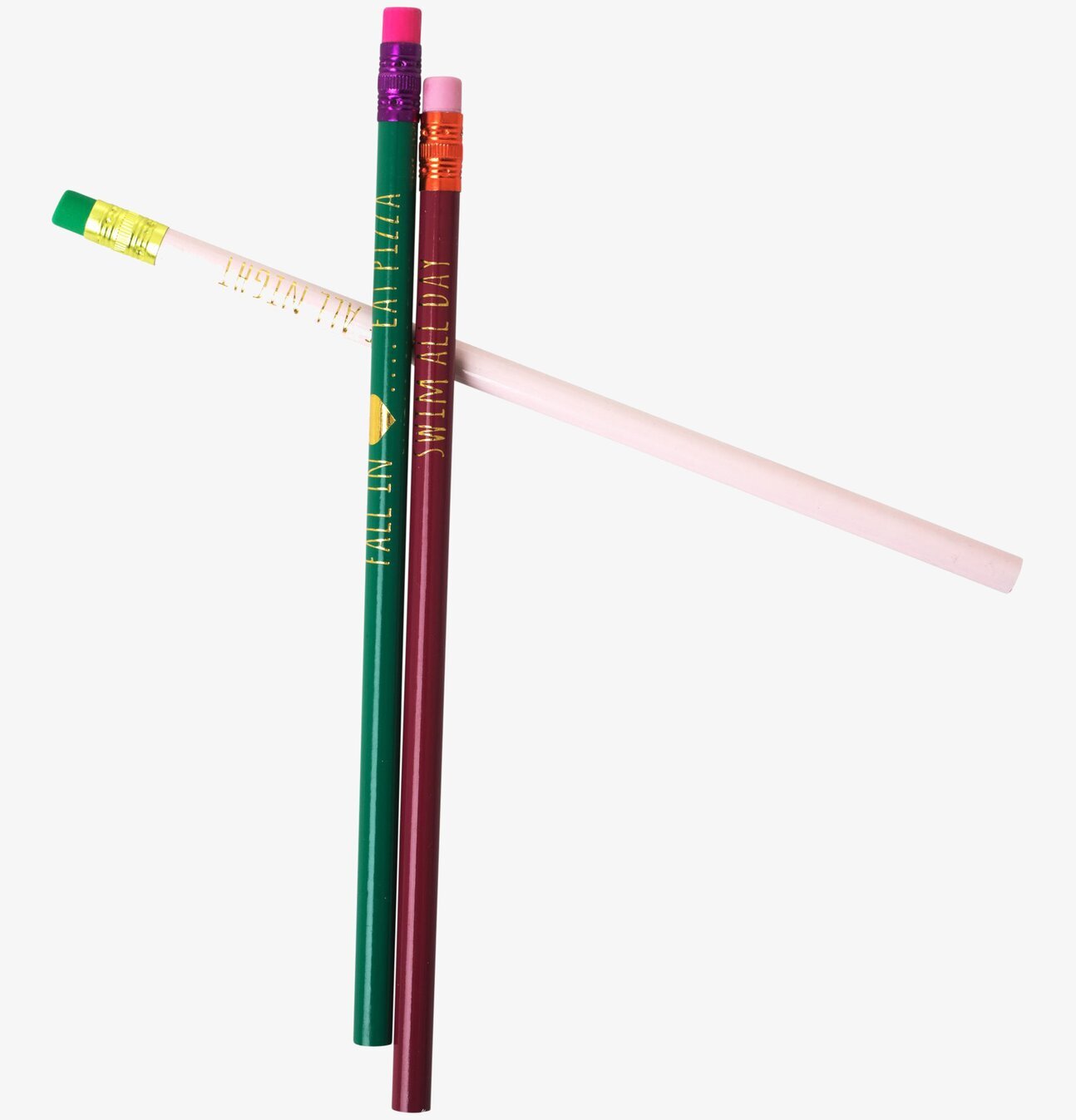 Blyertspennor 6-Pack från Rice i färgglada och unika design