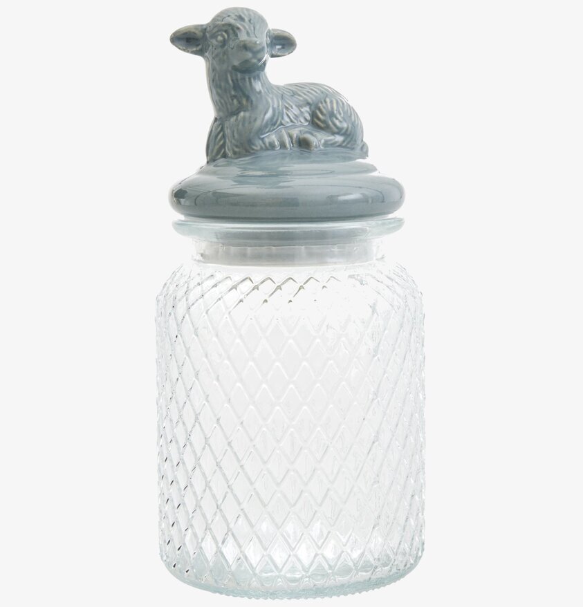 Glasburk Lamm Medium från Rice med ett detaljerat lammlock