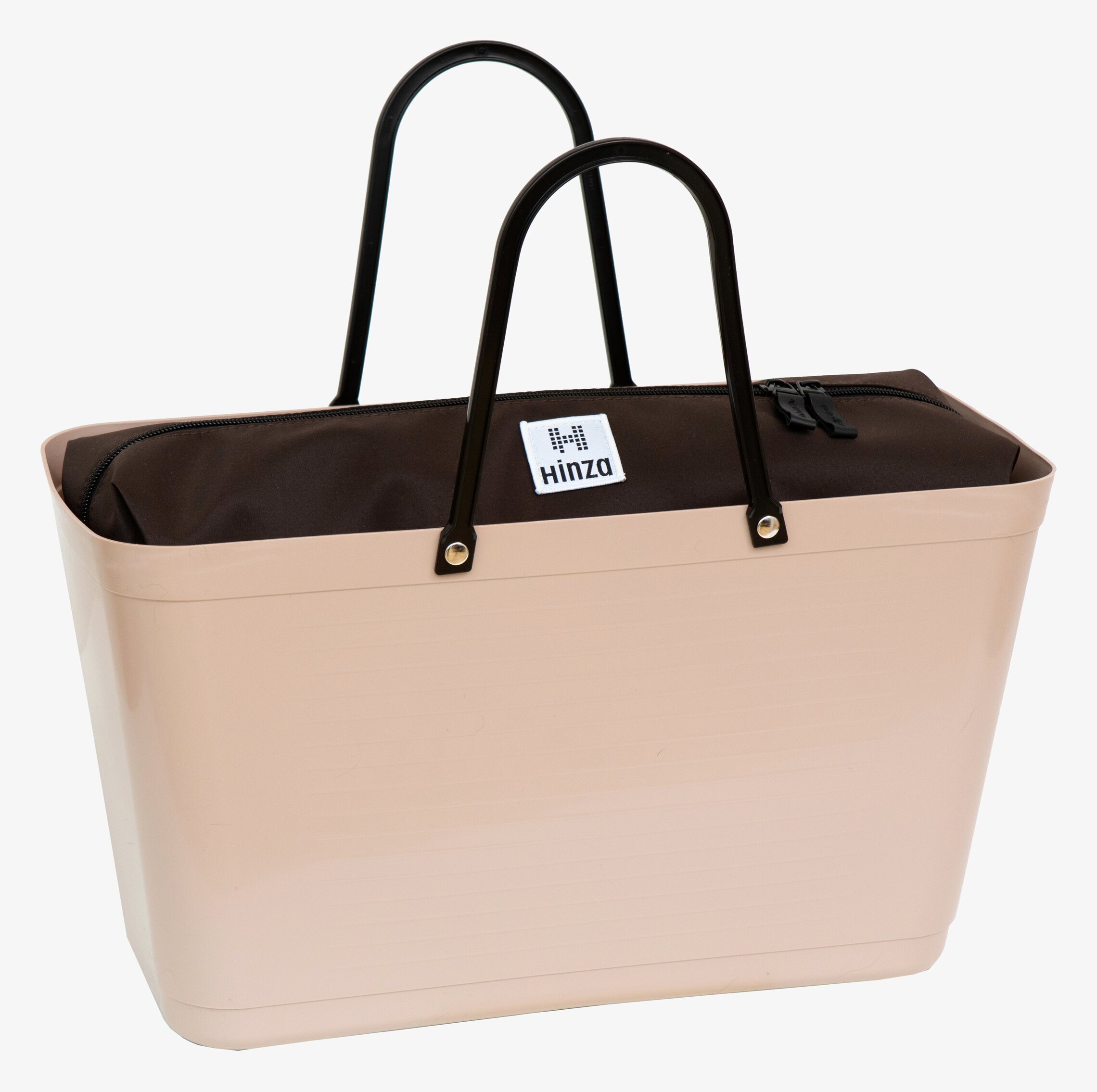 Hinza Multi-Handväska Stor från Hinza i beige plast