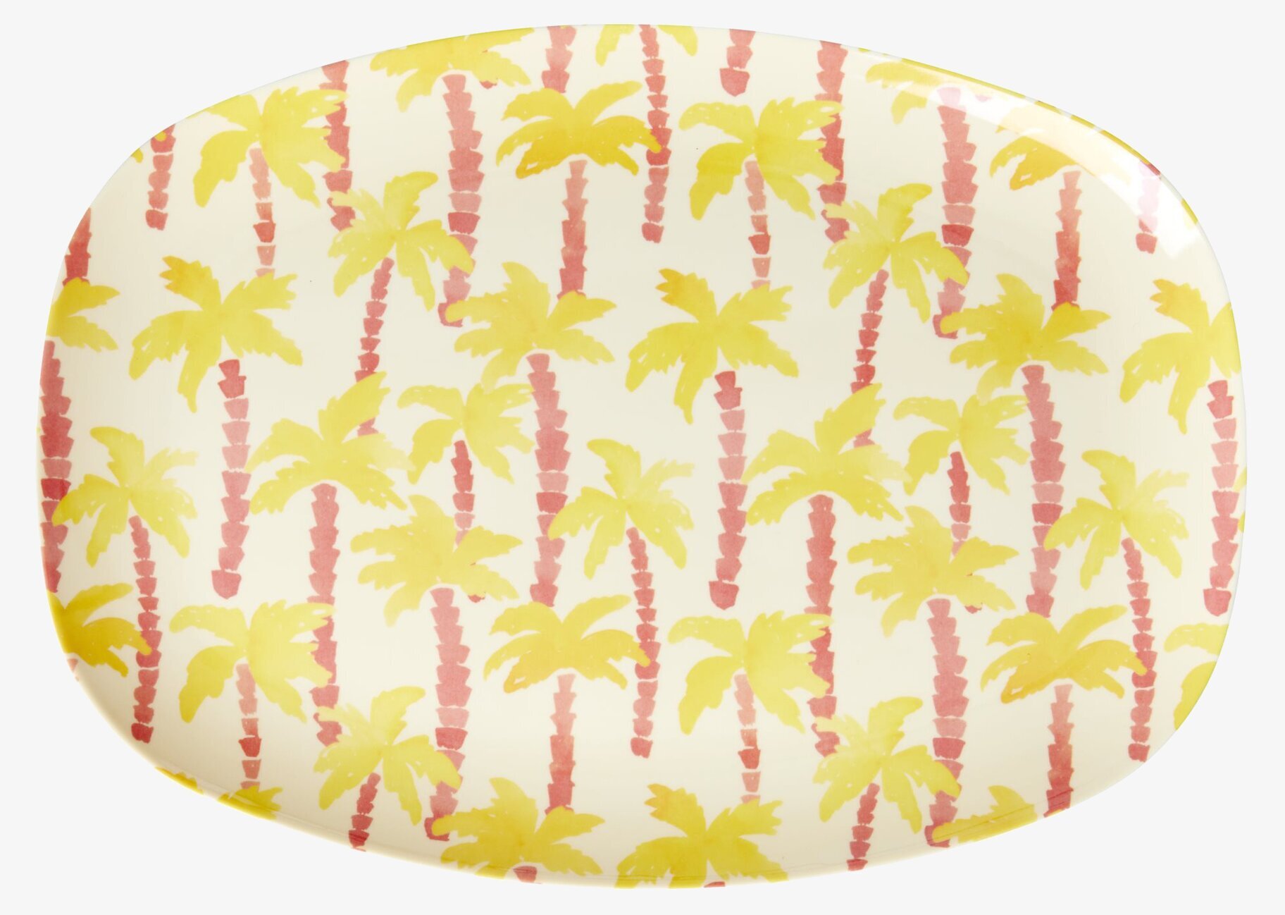 Tallrik Palm Tree Print från Rice med palmträdsmönster