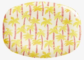 Tallrik Palm Tree Print från Rice med palmträdsmönster