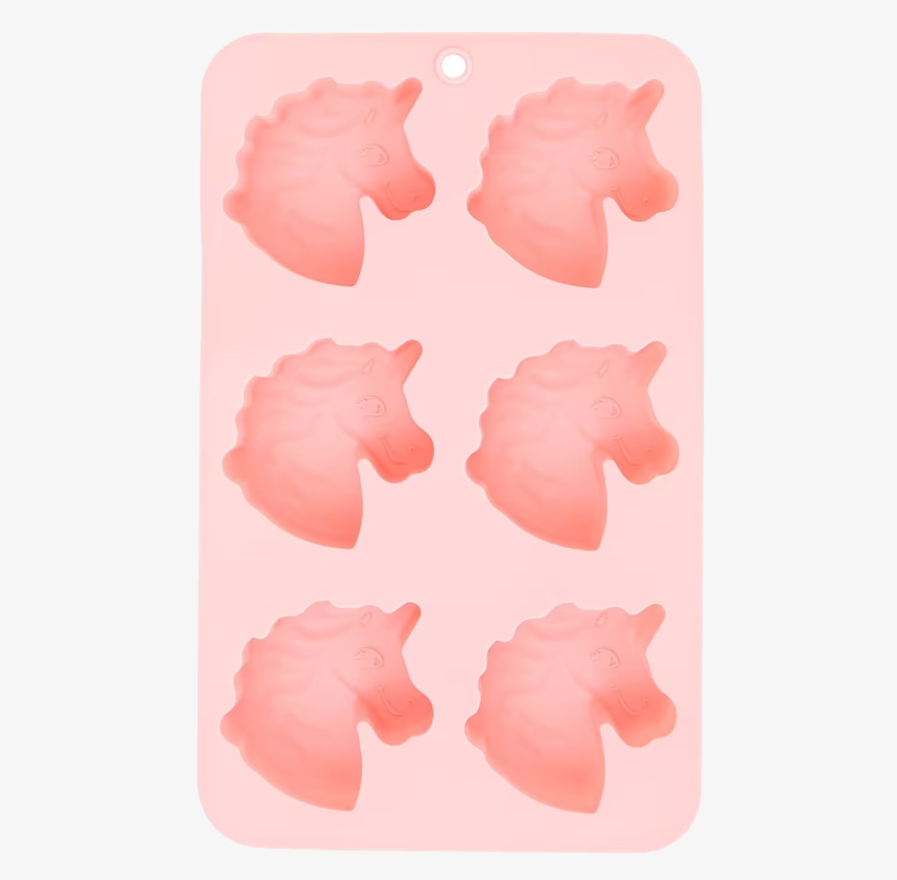 Silikonform Enhörning från Rice med sex detaljerade former