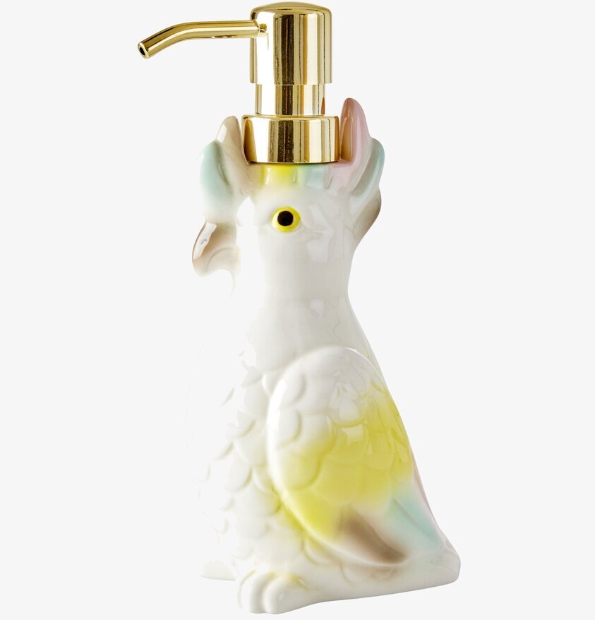 Tvålpump Kakadua från Rice, en stiliserad kakadua-design