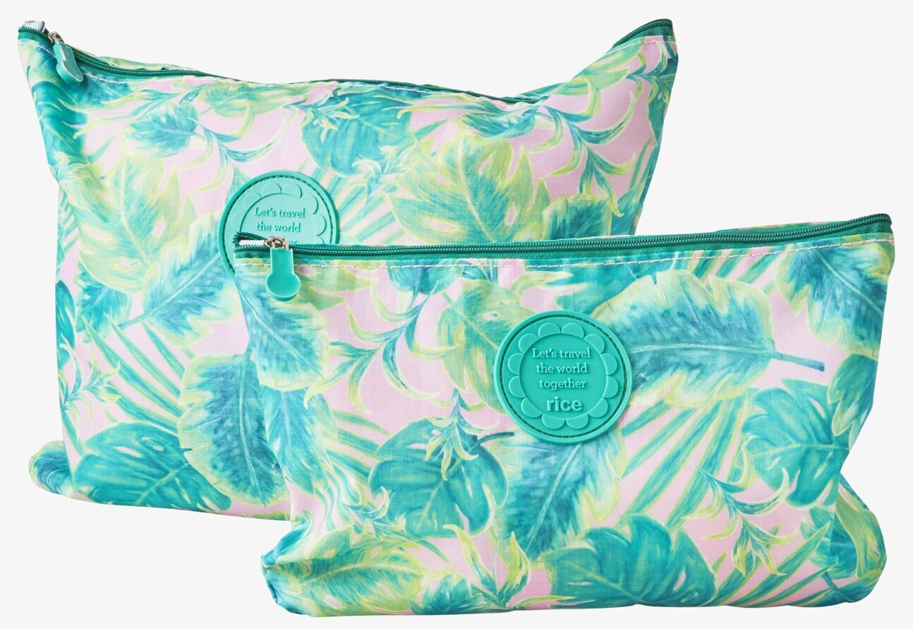 Resepåsar Leaves Print från Rice med färgglada bladmönster