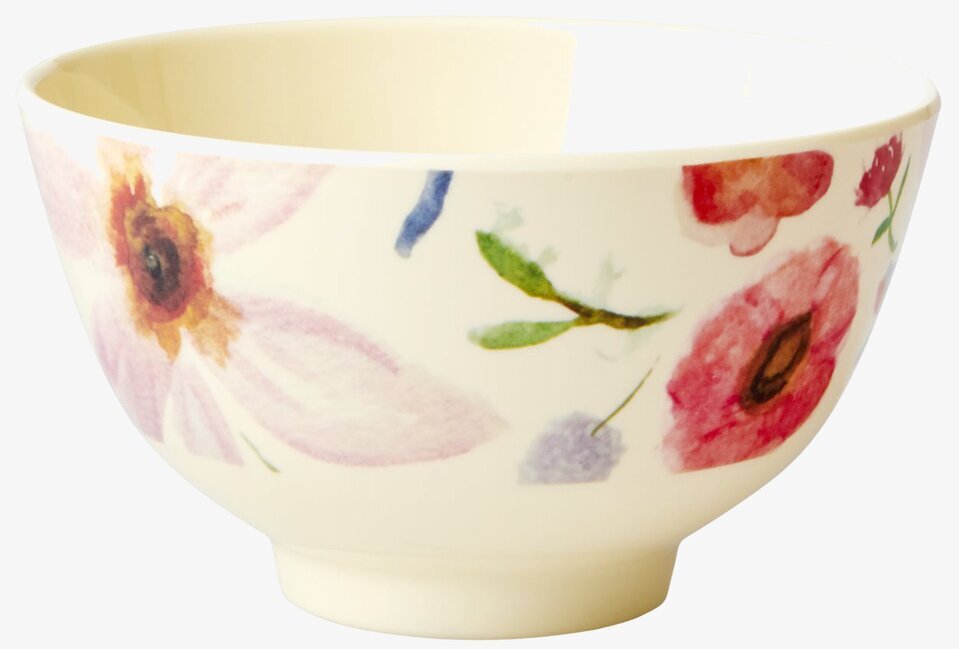 Liten Skål Selmas Flower Print från Rice med blommönster